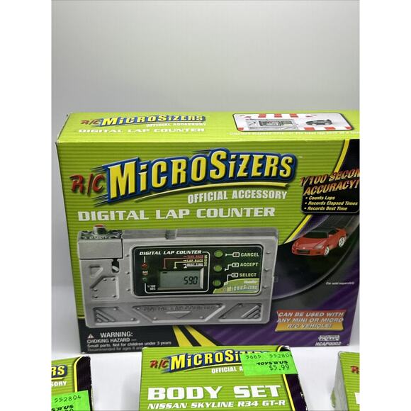 4x Microsizers Body Sets And Digital Lap Counter NEW + FAST SHIPPING - Picture 2 of 6